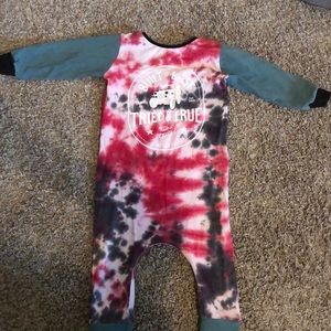 Rags Built to Last tie die romper